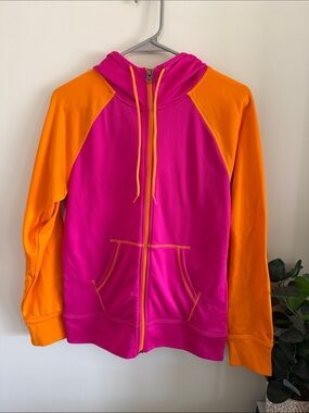 C9 by Champion Pink and Orange Full-Zip Hoodie